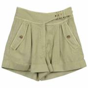 Vanessa Bruno Klassiska bältes shorts Green, Dam