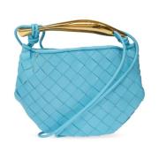 Bottega Veneta Sardin Mini axelväska Blue, Dam