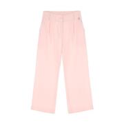 Dixie Straight Trousers Pink, Dam