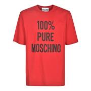 Moschino Stiliga T-shirts och Polos Red, Herr