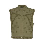 Ba&Sh Vests Green, Dam