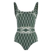 Tory Burch Beachwear Green, Dam