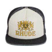 Rhude Crest Denim Hatt Multicolor, Herr