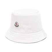 Moncler Bucket Hat 20N Svart White, Dam