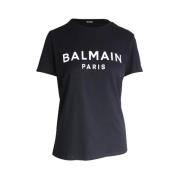 Balmain Pre-owned Pre-owned Bomull toppar Black, Dam