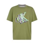 Calvin Klein Klassisk T-shirt Green, Herr