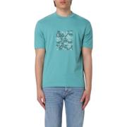 Emporio Armani T-Shirts Green, Herr