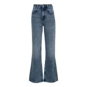 Isabel Marant Flared Jeans Blue, Dam