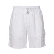 Vilebrequin Linne Bay Bermuda Shorts White, Herr