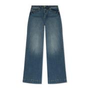 Versace Jeans Couture Utställda jeans Blue, Dam