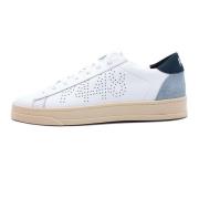 P448 Vit Japan Mesh Läder Sneakers White, Herr