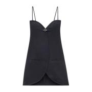 Courrèges Short Dresses Black, Dam