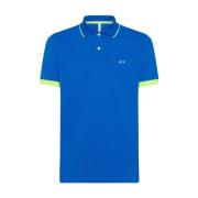 Sun68 Polo Shirts Blue, Herr