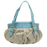 Moschino Pre-Owned Pre-owned Canvas handvskor Beige, Dam