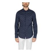 Armani Exchange Casual Shirts Blue, Herr