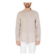 Armani Exchange Casual Shirts Beige, Herr