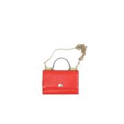 Dolce & Gabbana Pre-owned Pre-owned Laeder plnbcker Red, Dam