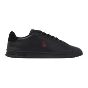 Ralph Lauren Herr Svart/Röd Sneakers Black, Herr