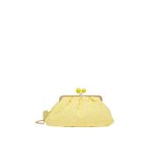 Max Mara Weekend Spets Pasticcino Clutch Väska Yellow, Dam