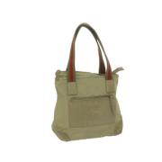 Gucci Vintage Pre-owned Nylon handvskor Green, Dam