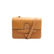 Celine Vintage Pre-owned Laeder axelremsvskor Brown, Dam