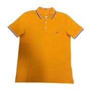 Fay Polo Shirts Orange, Herr
