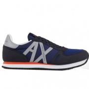 Armani Exchange Blå Tyg Sneakers Xux017 Xcc68 Blue, Herr