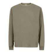 C.p. Company Cement Crewneck Sweatshirt Gray, Herr