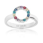 Sif Jakobs Jewellery Elegant Piccolo Ring med Färgade Zirkoner Gray, D...