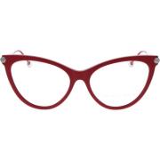 Philipp Plein Glasses Red, Dam
