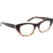Saint Laurent Stiliga Glasögon för Kvinnor Brown, Dam