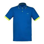 Sun68 Polo Shirts Blue, Herr