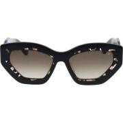 Philipp Plein Gradient Lins Snygga Solglasögon för Kvinnor Black, Dam