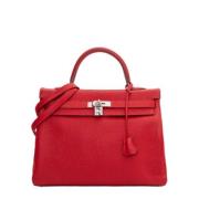 Hermès Vintage Pre-owned Laeder handvskor Red, Dam