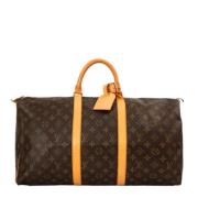 Louis Vuitton Vintage Pre-owned Canvas handvskor Brown, Dam