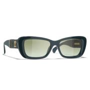 Chanel Sunglasses Green, Unisex