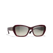 Chanel Sunglasses Red, Unisex