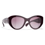 Chanel Sunglasses Purple, Dam