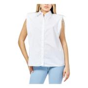 Hugo Boss Blouses Shirts White, Dam