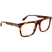 Marc Jacobs Stiliga Glasögon för Män Brown, Herr