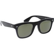 Oliver Peoples Stiliga Solglasögon Rea Black, Dam