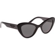 Prada Ikoniska solglasögon för kvinnor Black, Dam