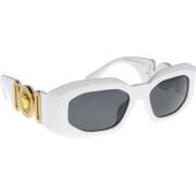 Versace Ikoniska solglasögon med 2 års garanti White, Unisex
