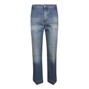 Victoria Beckham Straight Jeans Blue, Dam