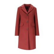 Max Mara Weekend Single-Breasted Coats Red, Dam