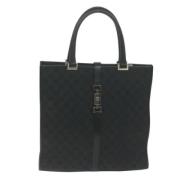 Gucci Vintage Pre-owned Canvas gucci-vskor Black, Dam