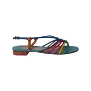 Sophia Webster Pre-owned Pre-owned Laeder sandaler Multicolor, Dam