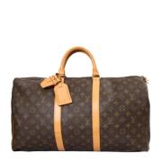 Louis Vuitton Vintage Pre-owned Canvas resvskor Brown, Dam