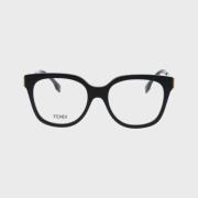 Fendi Original Glasögon med 3-års Garanti Black, Dam