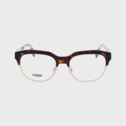 Fendi Originalglasögon med 3-års Garanti Brown, Dam